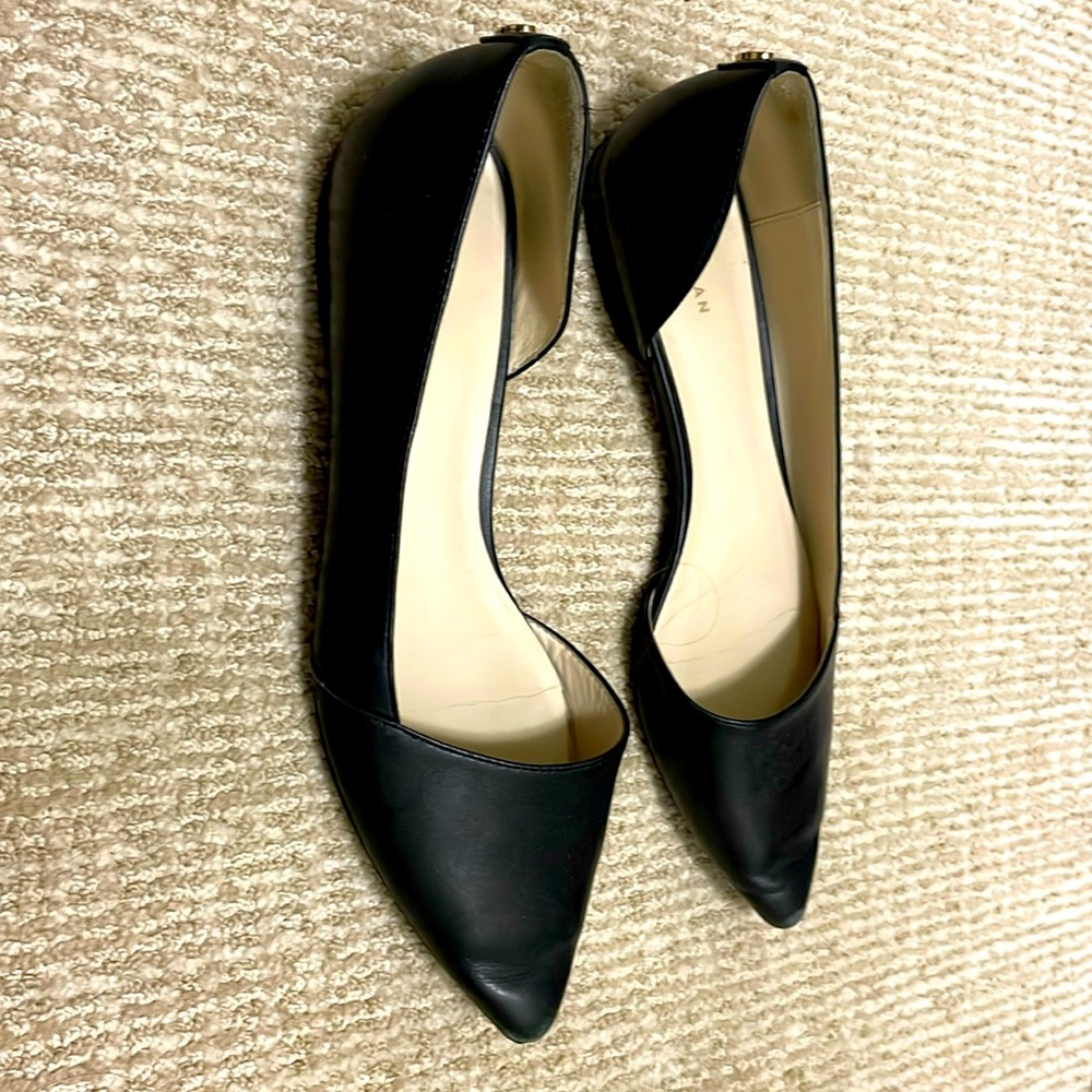 Black Cole Haan flats size 9
